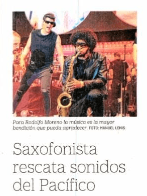 Saxofonista rescata sonidos del Pacífico
